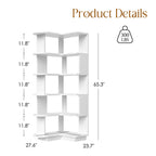 Corner Bookshelf WSpace-Saving Storage Shelf