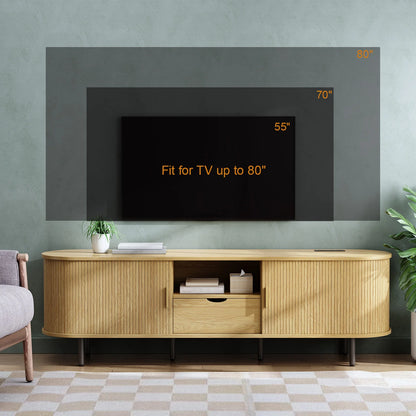 TV Console w/ Adjustable Shelves