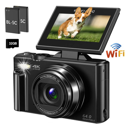 4K Compact Digital Photography Camera