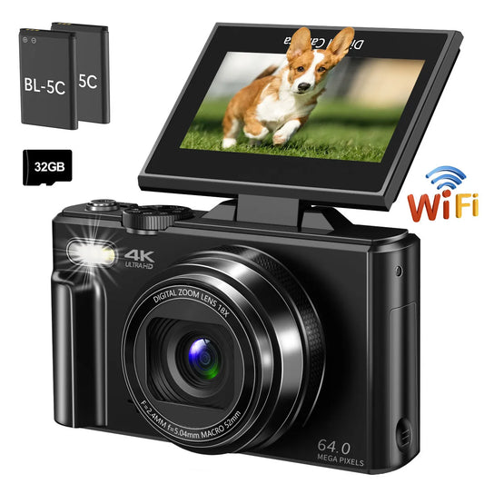 4K Compact Digital Photography Camera