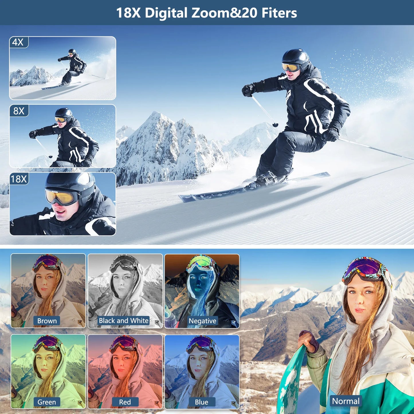 4K Compact Digital Photography Camera