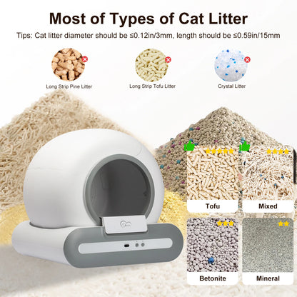 DOEL 65L Self-Cleaning Cat Litter Box