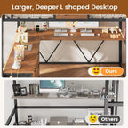 Full Size Loft Bed WDesk Storage Stairs 6 Drawers