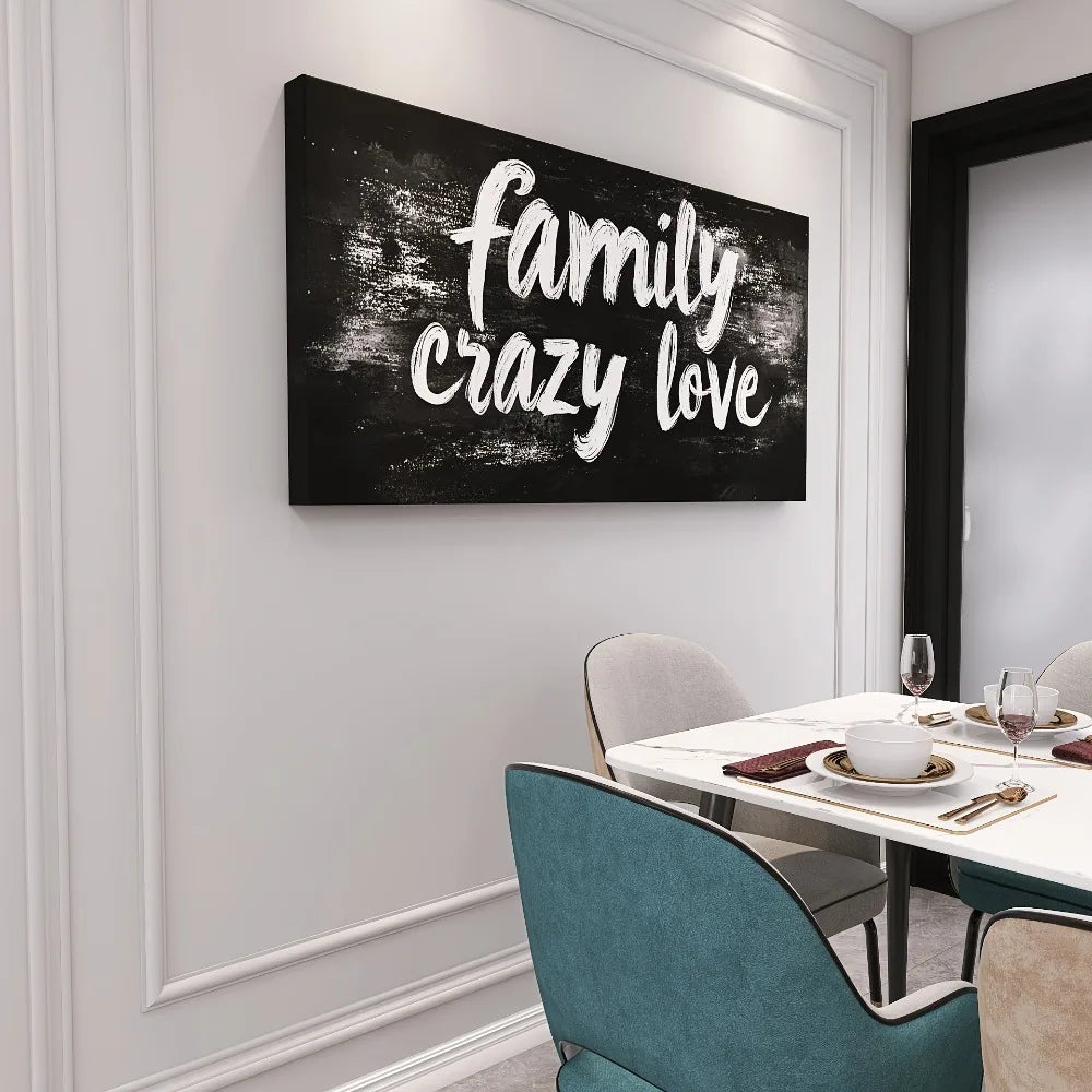 Home Crazy Love Canvas Art
