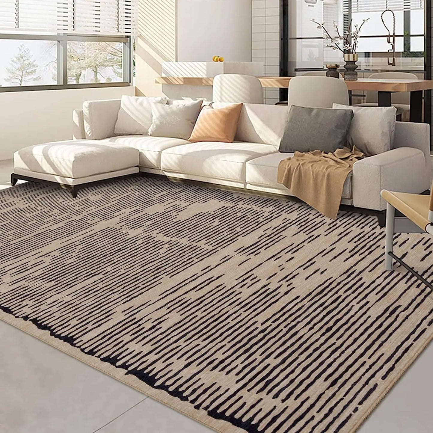 Modern Stripe Area Rug For Any Space