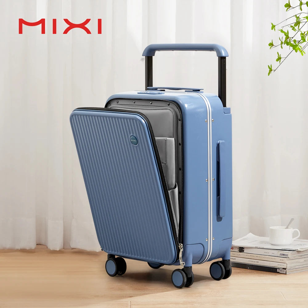 Front Laptop Pocket Suitcase Carry-On Luggage