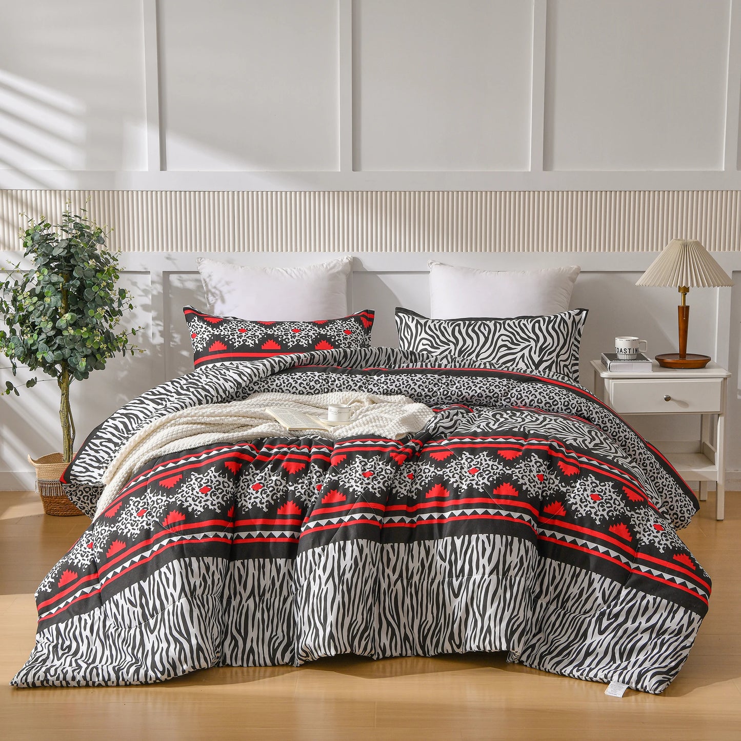 3 Pieces Comforter Set For All Season