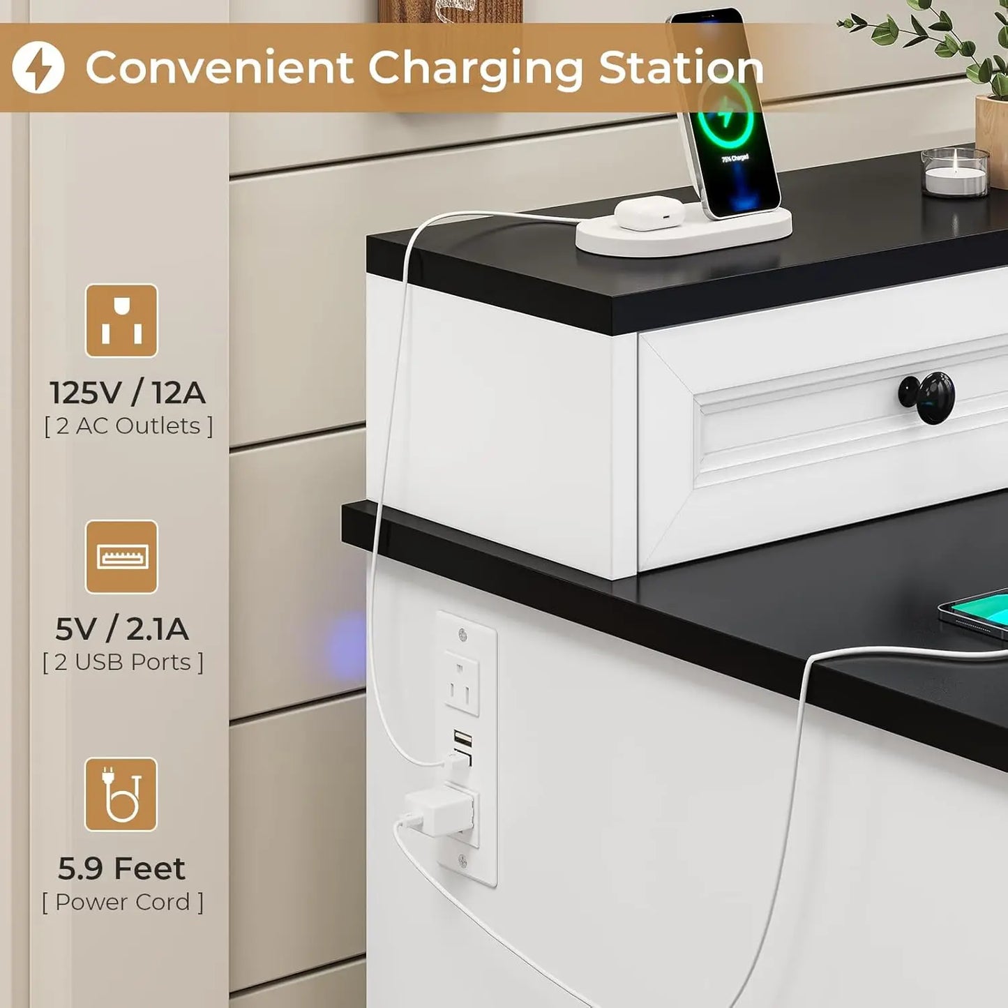 Executive Computer Desk For Home Or Office