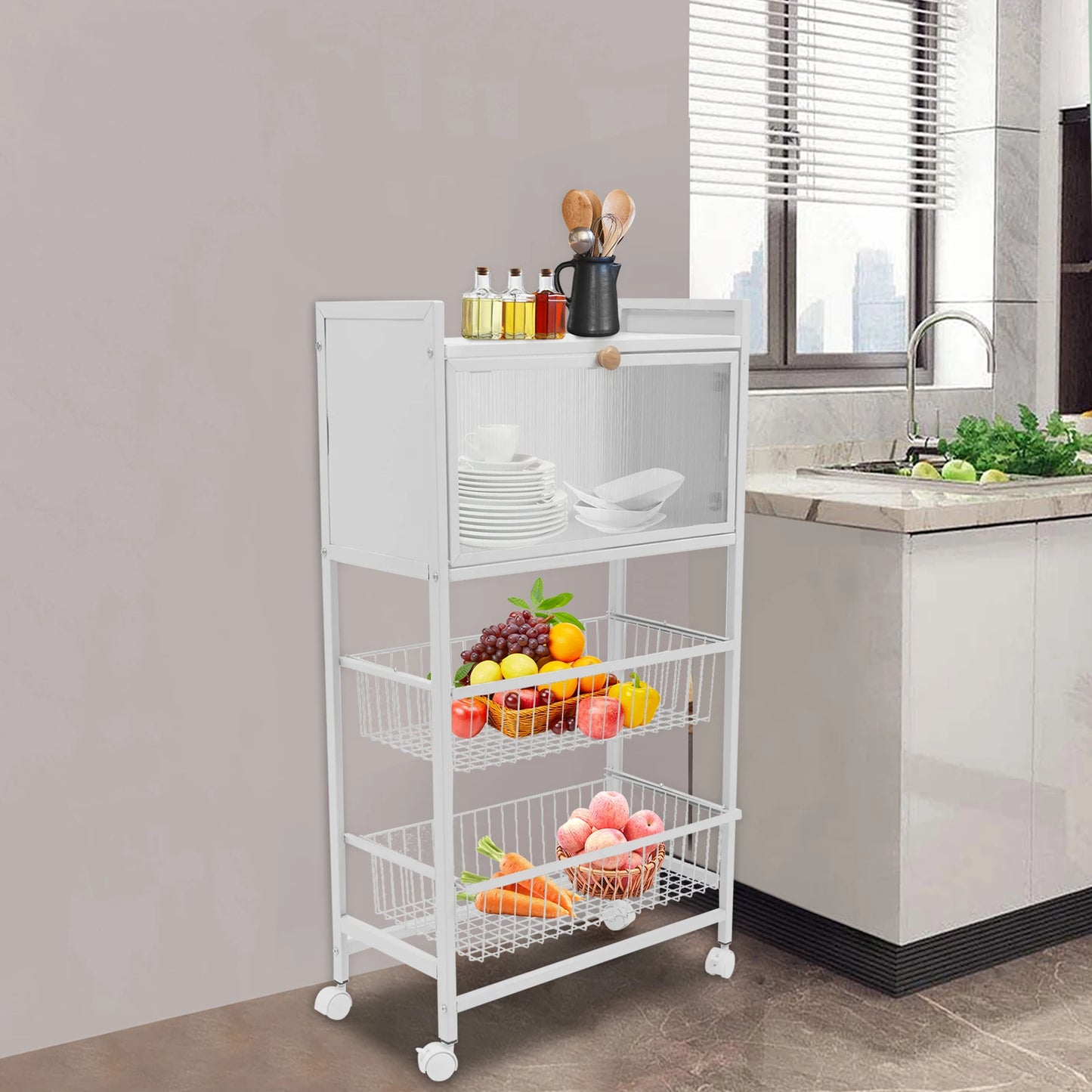 4-Storey Kitchen Storage Rack