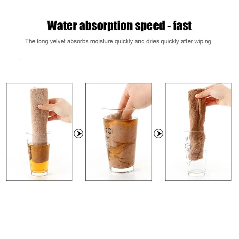 Soft, Absorbent Coral Fleece Face Towels