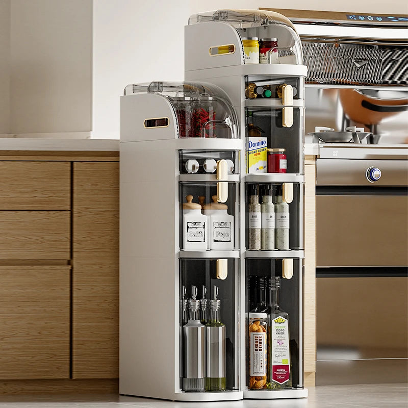 1 Piece Bathroom Narrow Storage Cabinet Rack