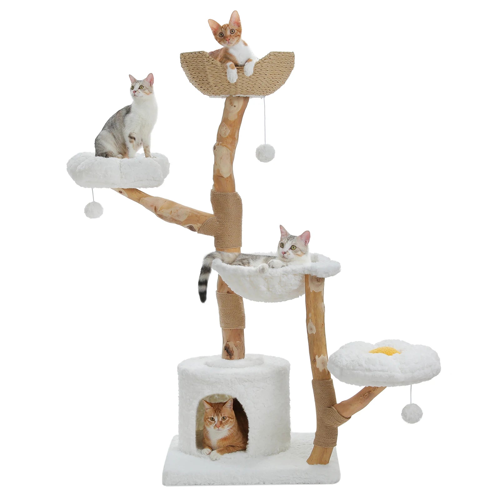 Large Cat Tree Tower W Sisal Scratching Post