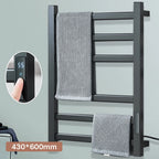 Black Bathroom Electric Heated Towel Rack