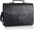 Leather Briefcase 15.6 Inch Laptop Messenger Bag