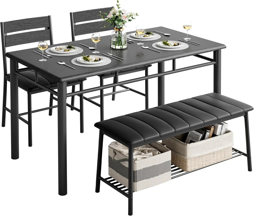 Kitchen Table & Chairs Set For Small Space