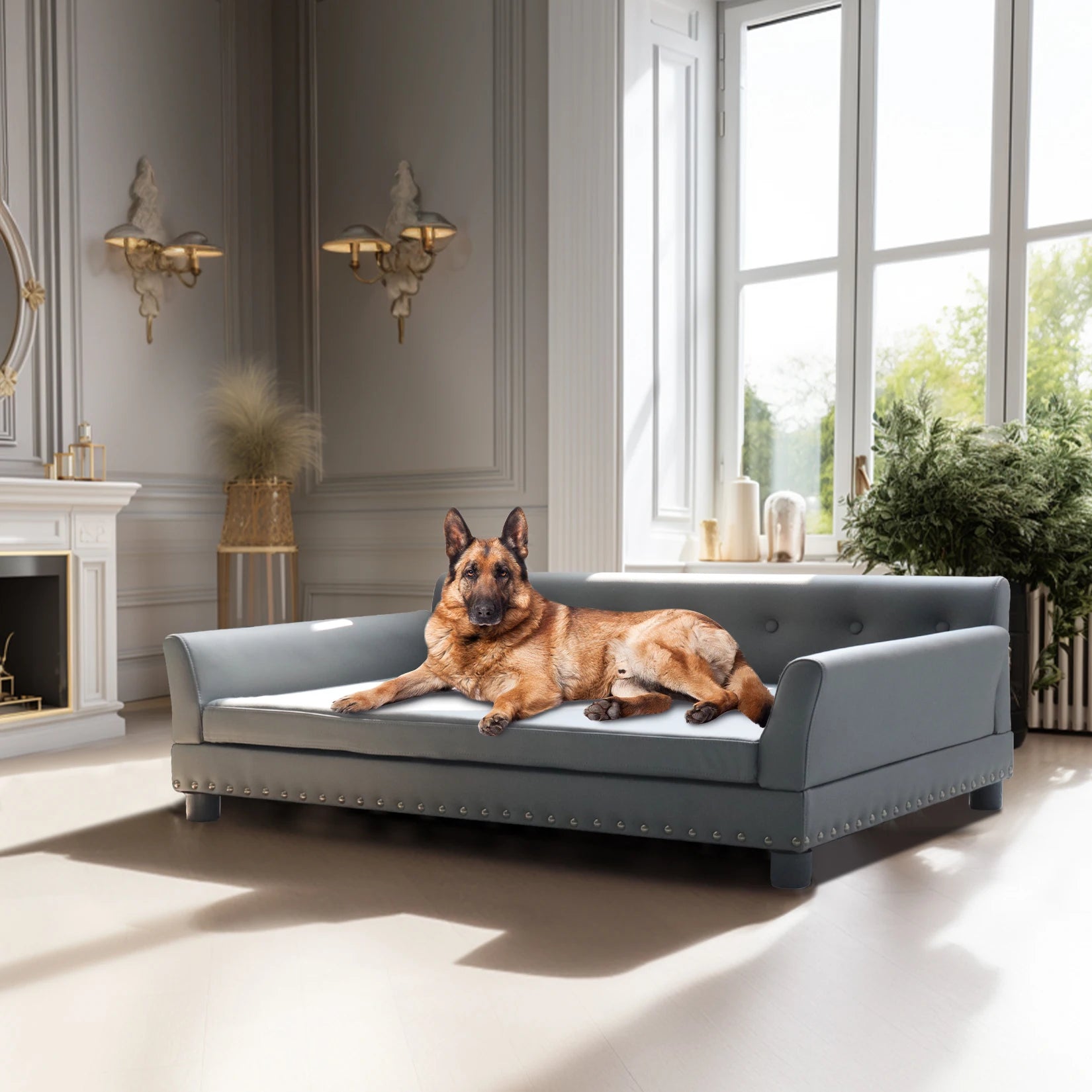 Rectangle Pet Bed For Medium/Large Dogs