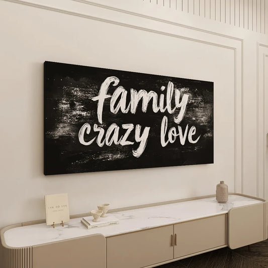 Home Crazy Love Canvas Art