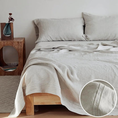 Simple & Opulence Linen Sheet Set