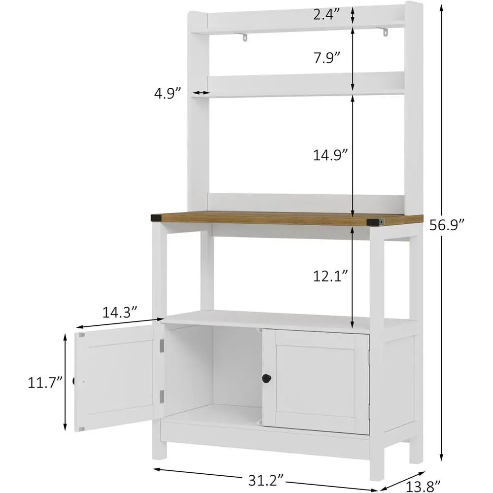 Stand Bakers Rack Cabinet