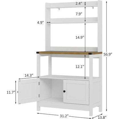 Stand Bakers Rack Cabinet