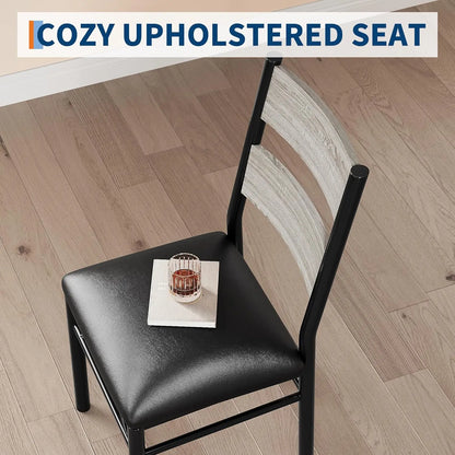 Wood Kitchen Table Set With 4 Chairs