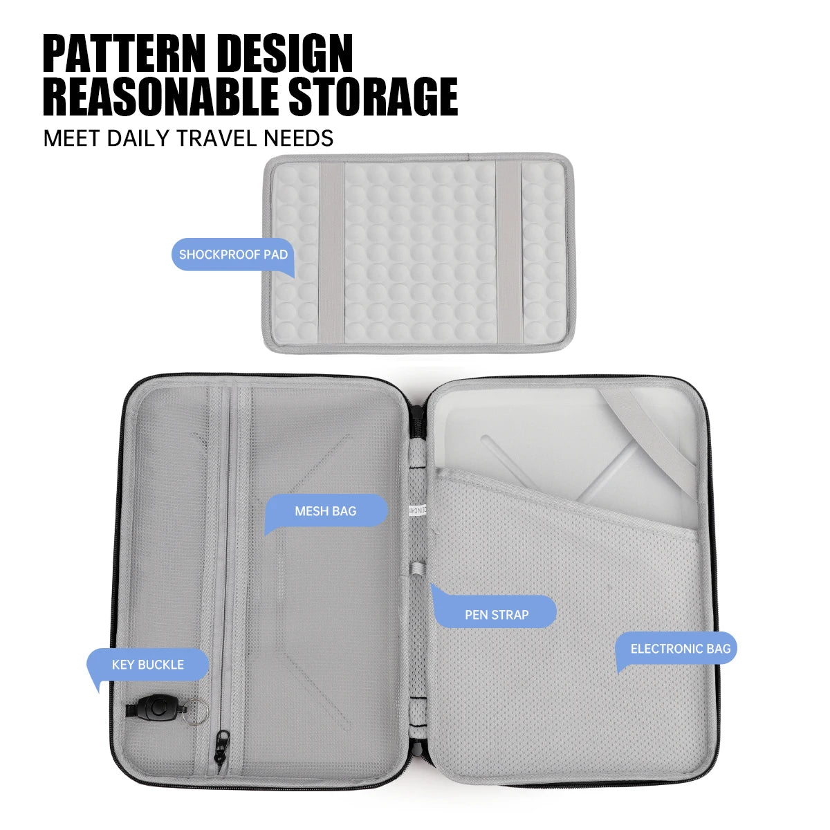 Hard Shell Single-Shoulder Laptop Sleeve