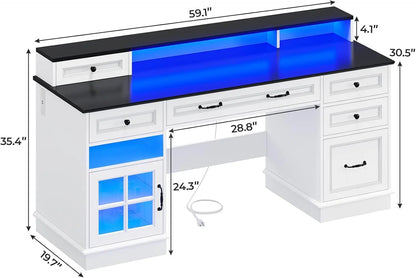 Executive Computer Desk For Home Or Office