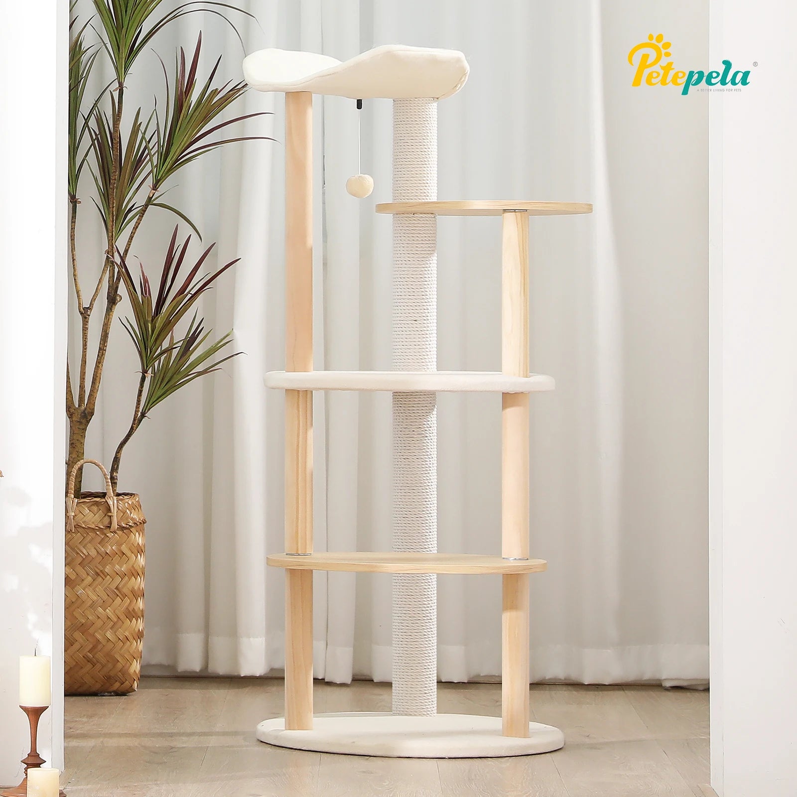 Modern Cat Tree Tower With Scratching Post