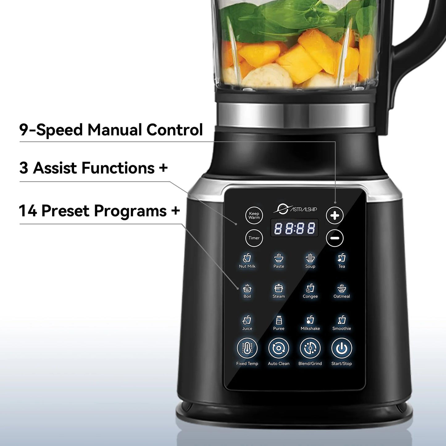 Glass Blenders With Tamper