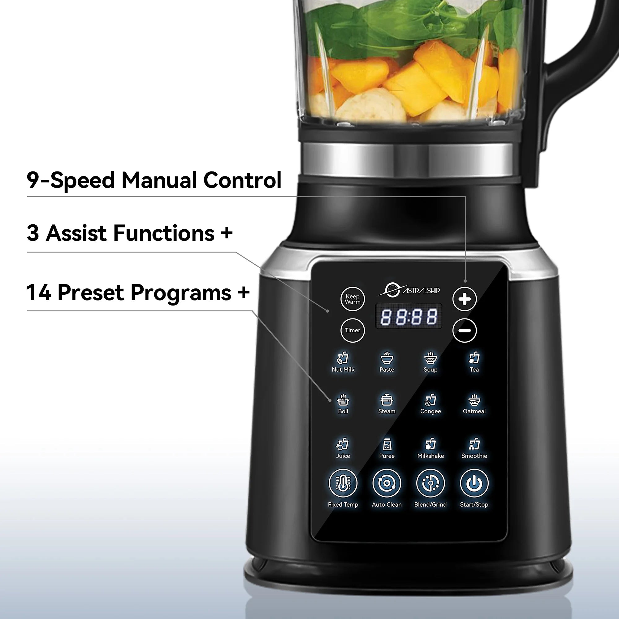 Glass Blenders With Tamper