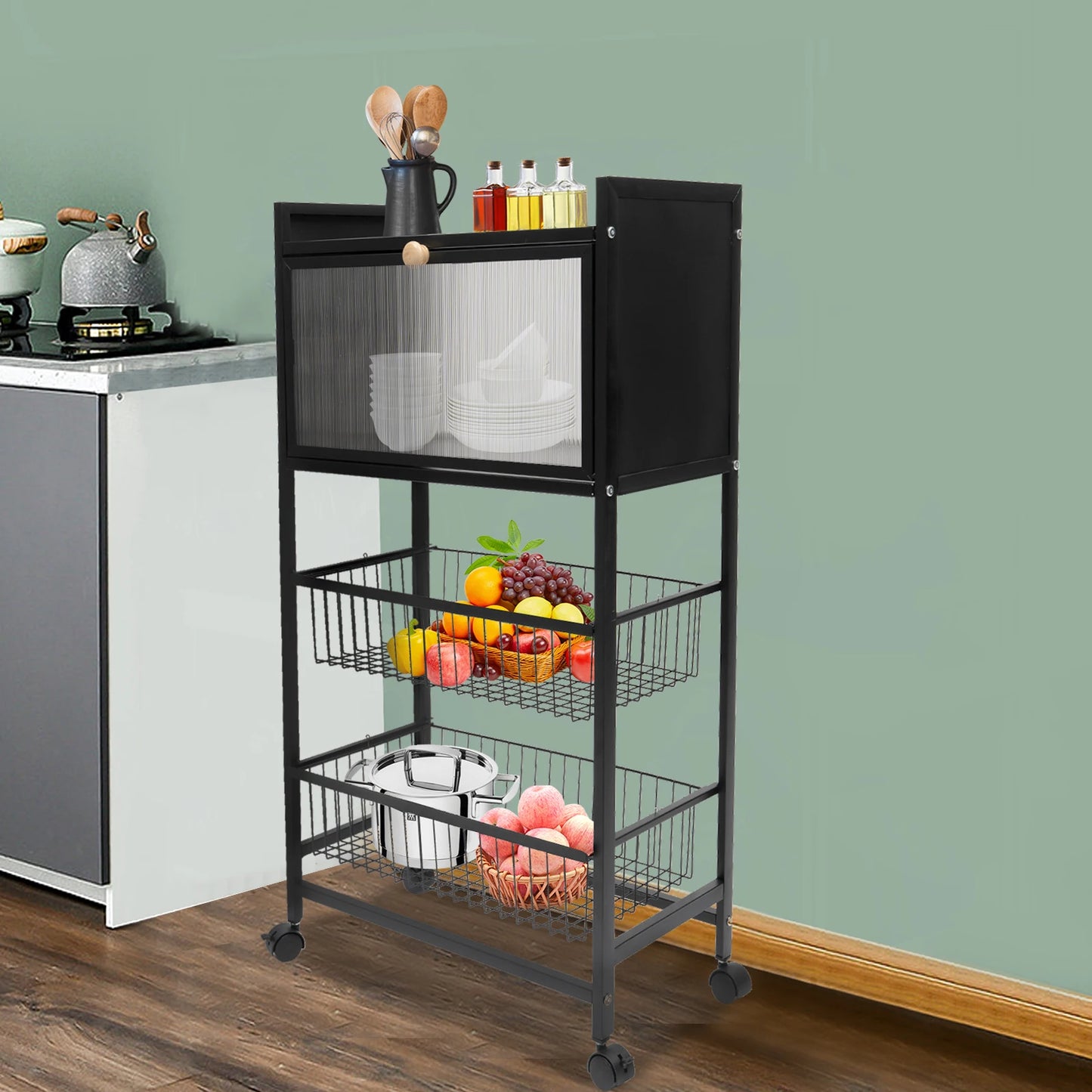 4-Storey Kitchen Storage Rack
