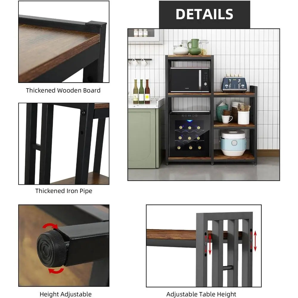 Kitchen Storage Shelf Bakers Rack
