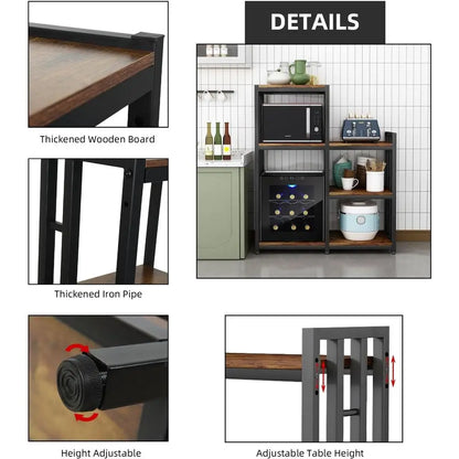 Kitchen Storage Shelf Bakers Rack