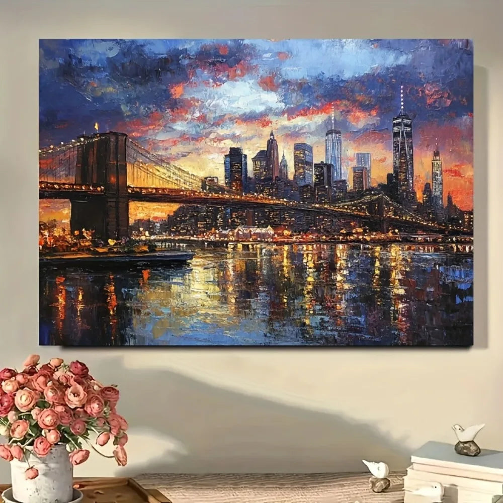Framed Modern Canvas Print Poster