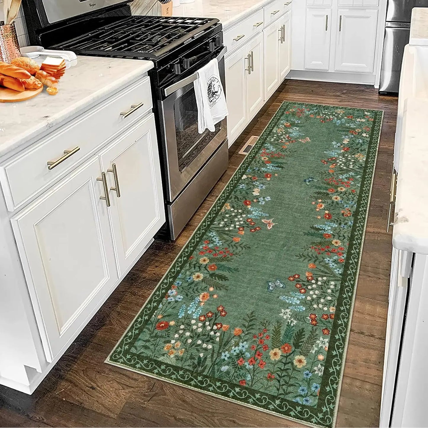 Floral Boho Washable Rugs For Any Space