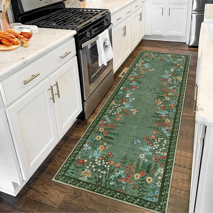 Floral Boho Washable Rugs For Any Space