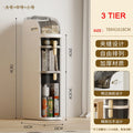 1 Piece Bathroom Narrow Storage Cabinet Rack
