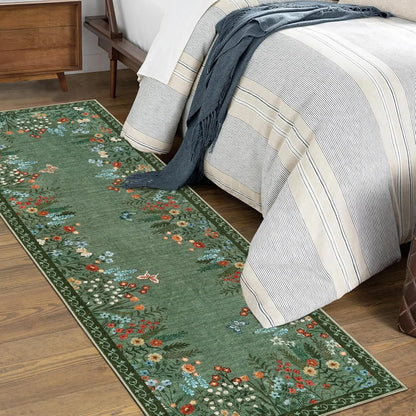 Floral Boho Washable Rugs For Any Space