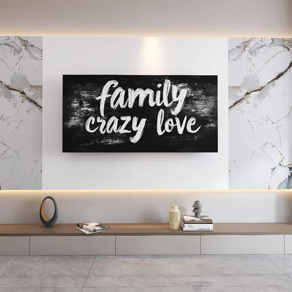 Home Crazy Love Canvas Art