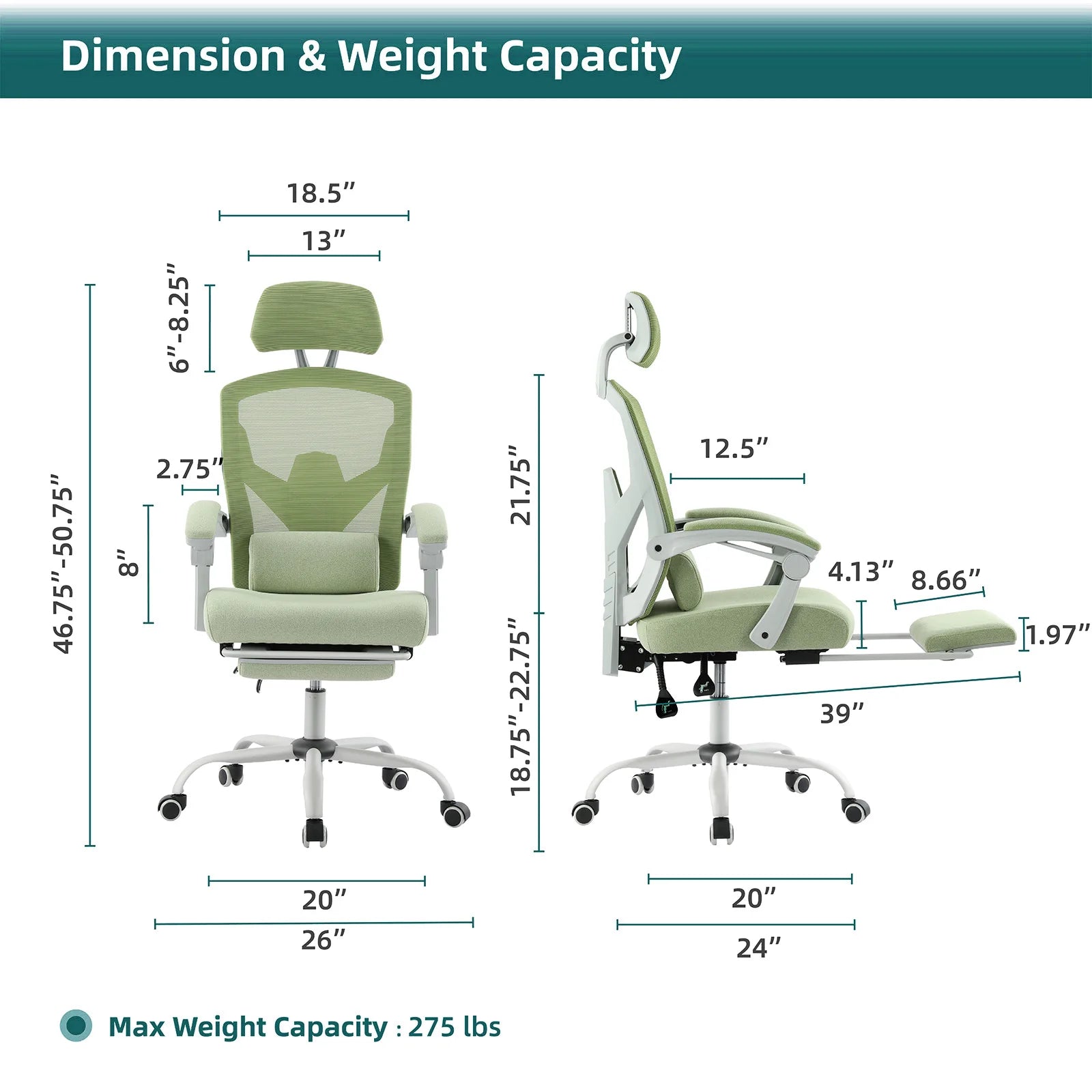 Ergonomic Reclining Office Chair
