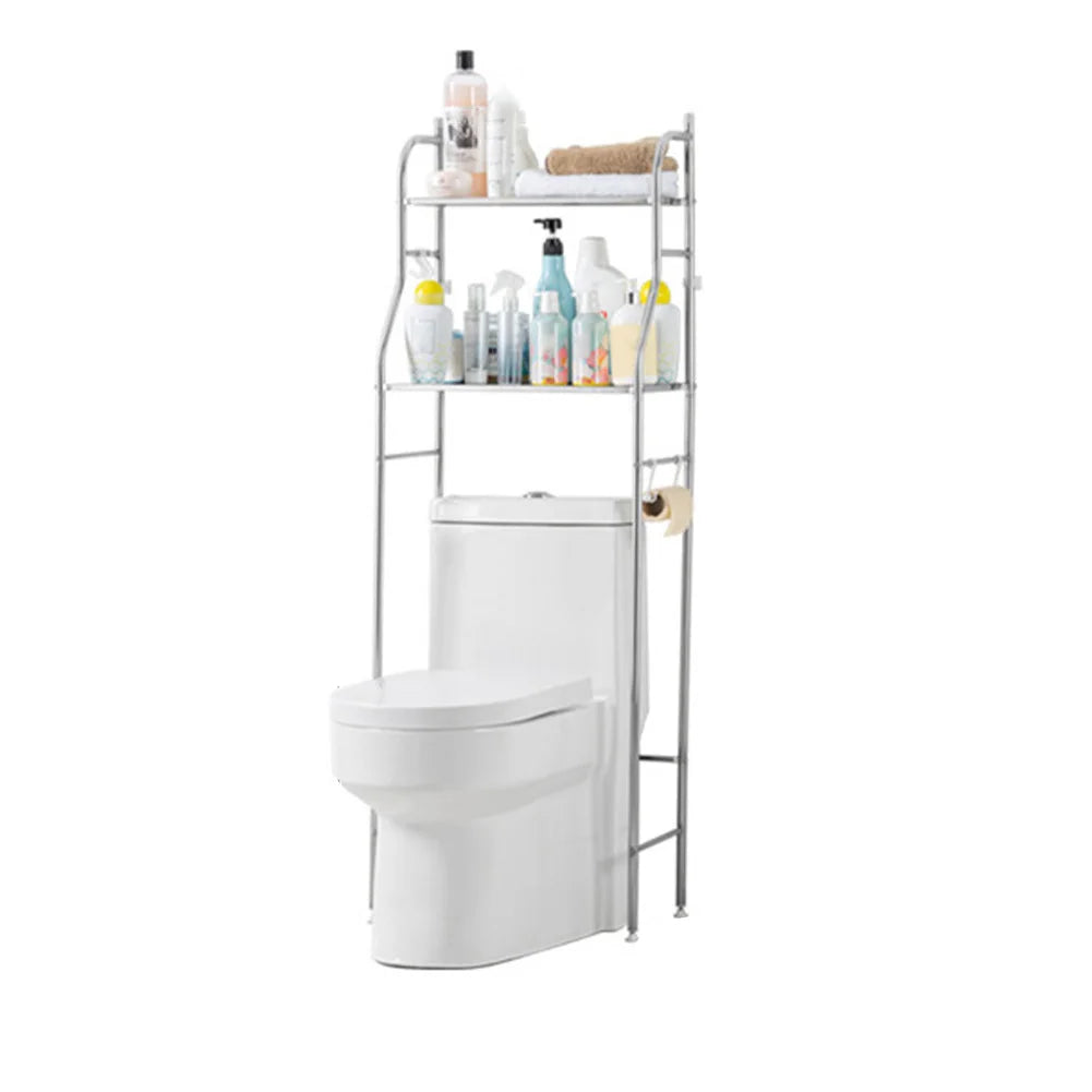 Over Toilet Storage Shelves With Paper Holder