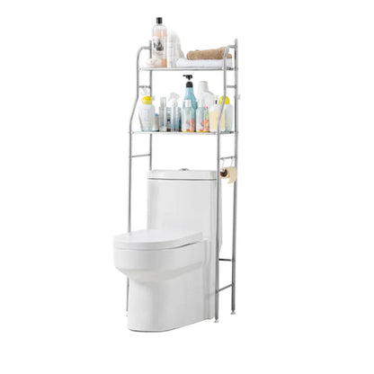 Over Toilet Storage Shelves With Paper Holder