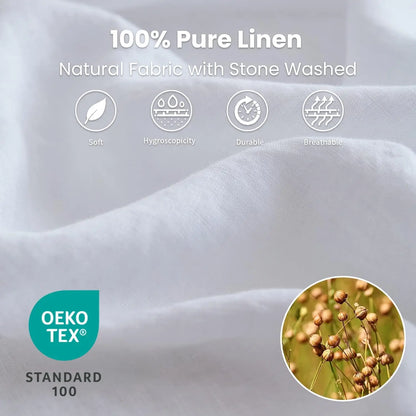 Simple & Opulence Linen Sheet Set