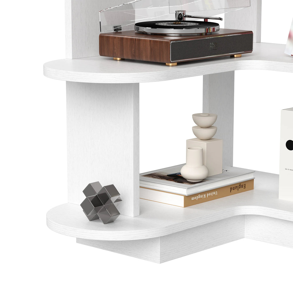 Corner Bookshelf WSpace-Saving Storage Shelf