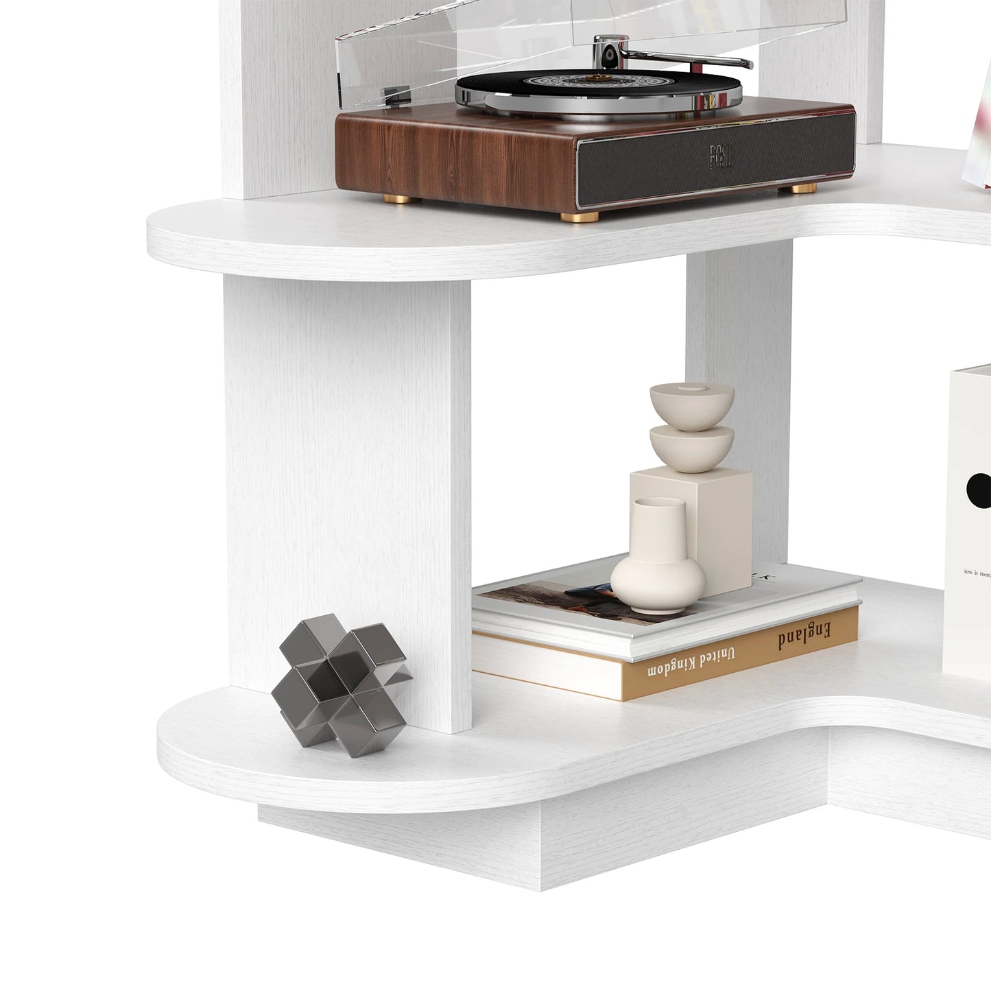 Corner Bookshelf WSpace-Saving Storage Shelf