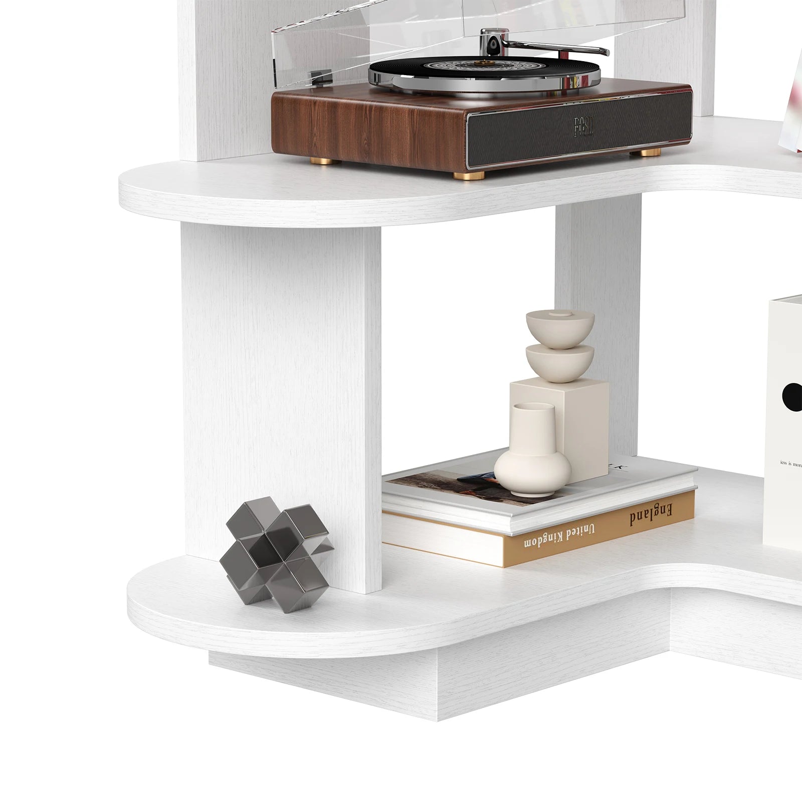 Corner Bookshelf WSpace-Saving Storage Shelf