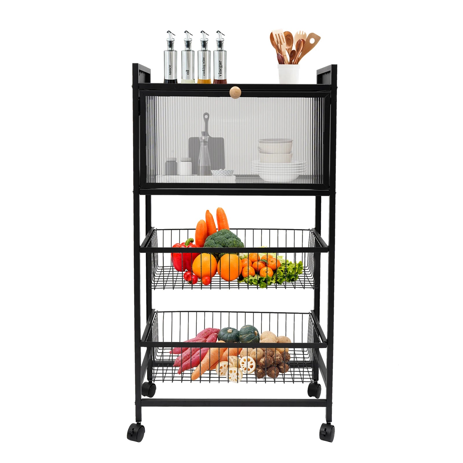 4-Storey Kitchen Storage Rack