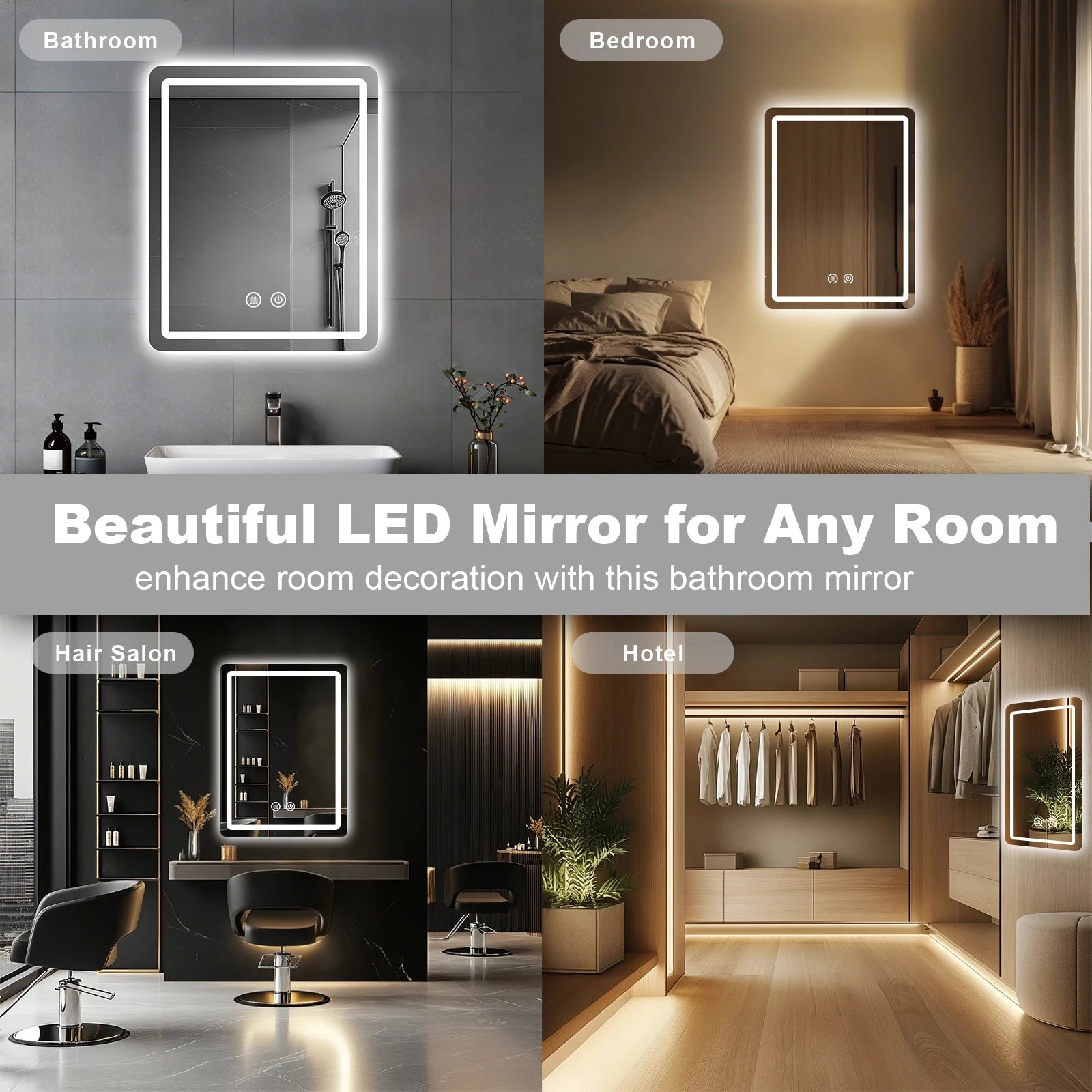 20x28 inch Fogless Makeup Vanity Mirrors
