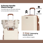 3-Piece Luggage Sets With Wheels