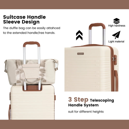 3-Piece Luggage Sets With Wheels